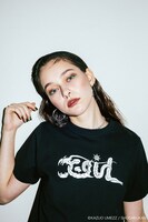 「KAZUO UMEZZ FOR X-GIRL FACE S/S REGULAR TEE」（ブラック）