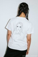 「KAZUO UMEZZ FOR X-GIRL FACE S/S REGULAR TEE」（ホワイト）
