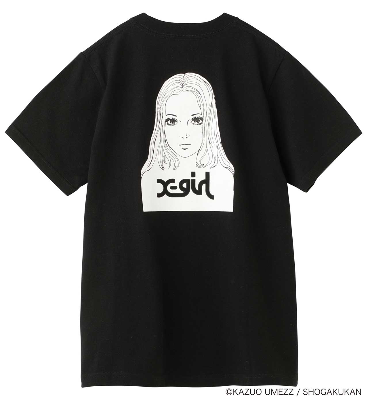 「KAZUO UMEZZ FOR X-GIRL FACE S/S REGULAR TEE」（ブラック）