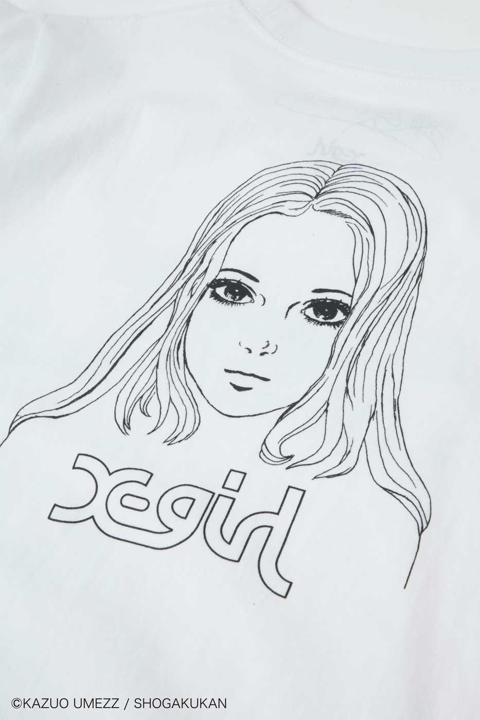 「KAZUO UMEZZ FOR X-GIRL FACE S/S REGULAR TEE」（ホワイト）