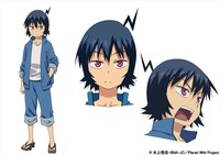 黒井宗矢の設定画。記憶喪失の高校生。