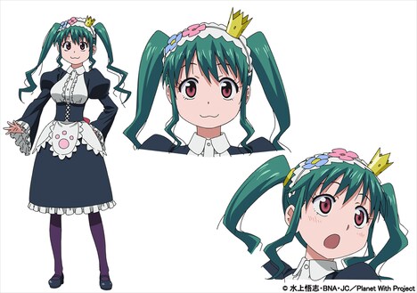 黒井銀子の設定画。宗矢と暮らすゴスロリ姿の少女。