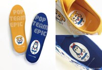 「左ローカット、右ハイカットなクソスニーカー」インソール。