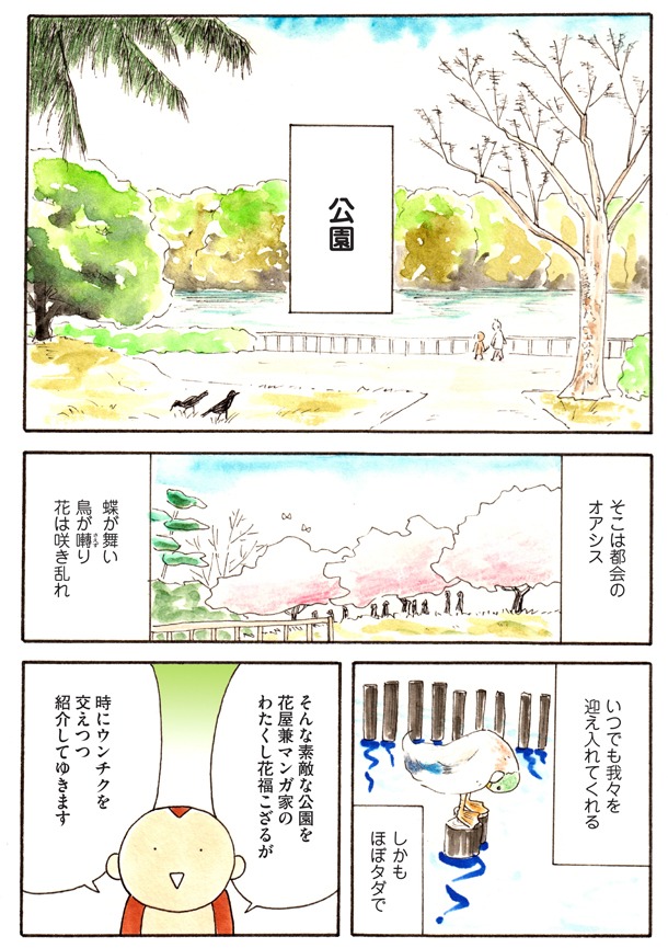 「公園植物ワンダーランド」第1話より。