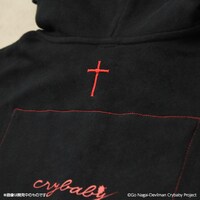 「DEVILMAN crybaby ビッグシルエットパーカー」黒