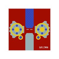 「メガネ拭き（蝶ネクタイ型変声機）」表面。