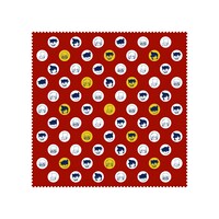 「メガネ拭き（蝶ネクタイ型変声機）」裏面。