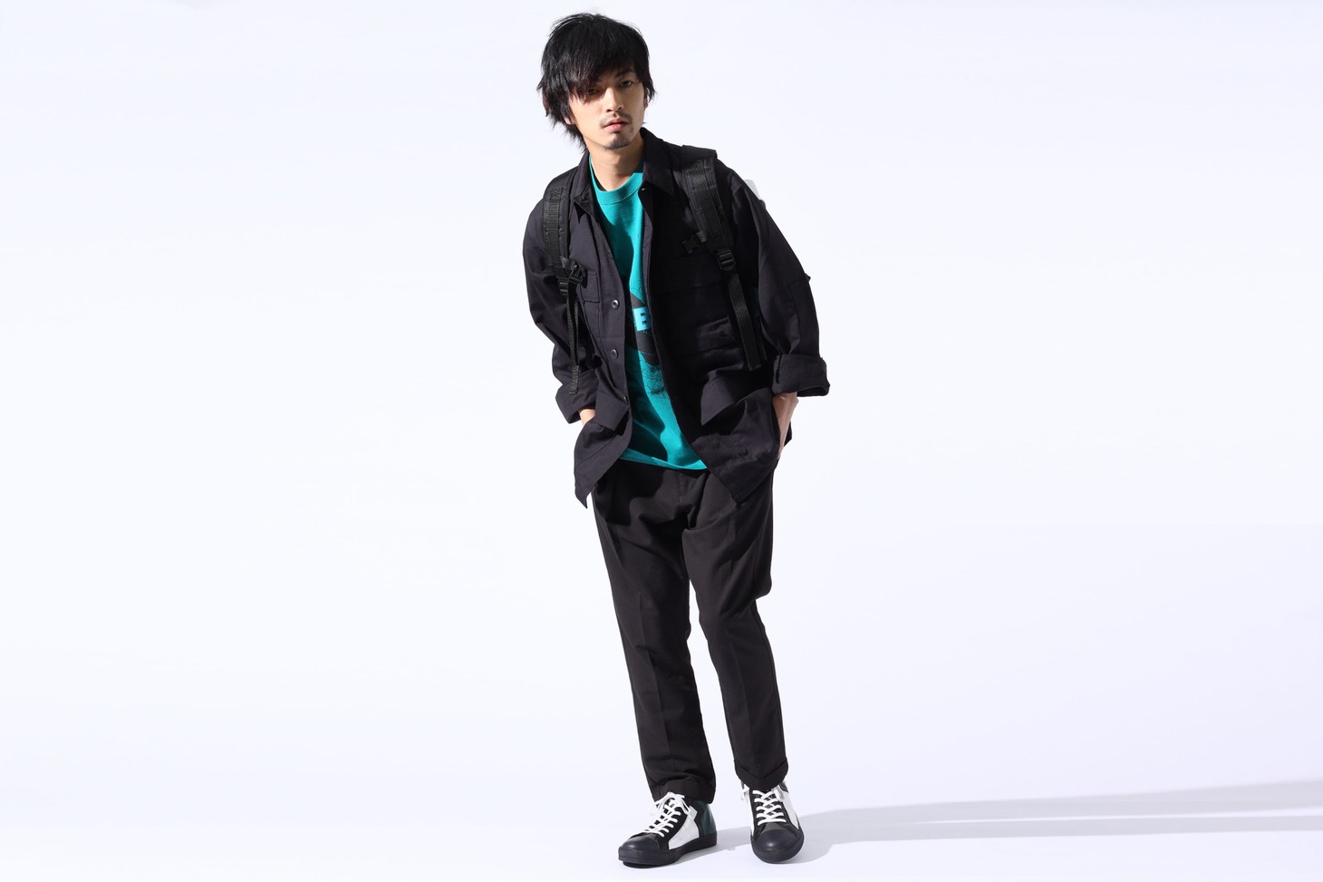 司波達也モデルの着用イメージ。