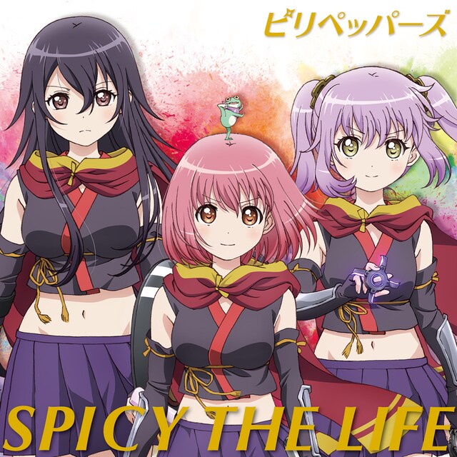 ピリペッパーズ「SPICY THE LIFE」ジャケット。