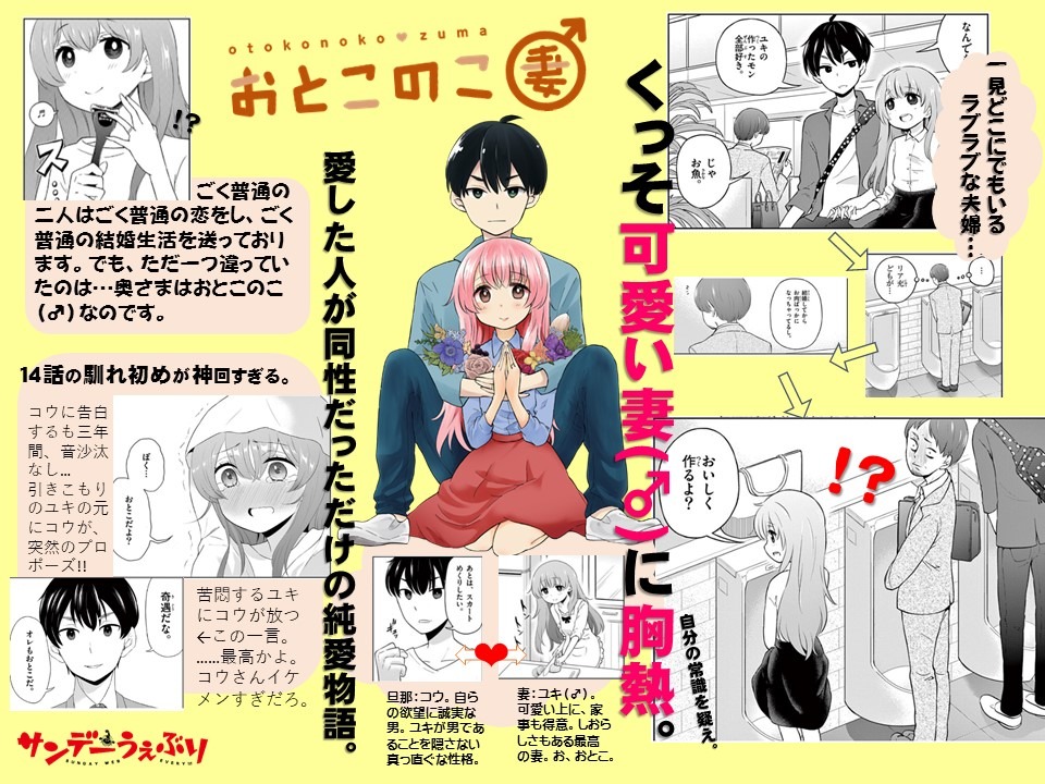 「おとこのこ妻」の作品紹介画像。