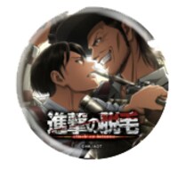 缶バッジ・リヴァイ＆ケニー。