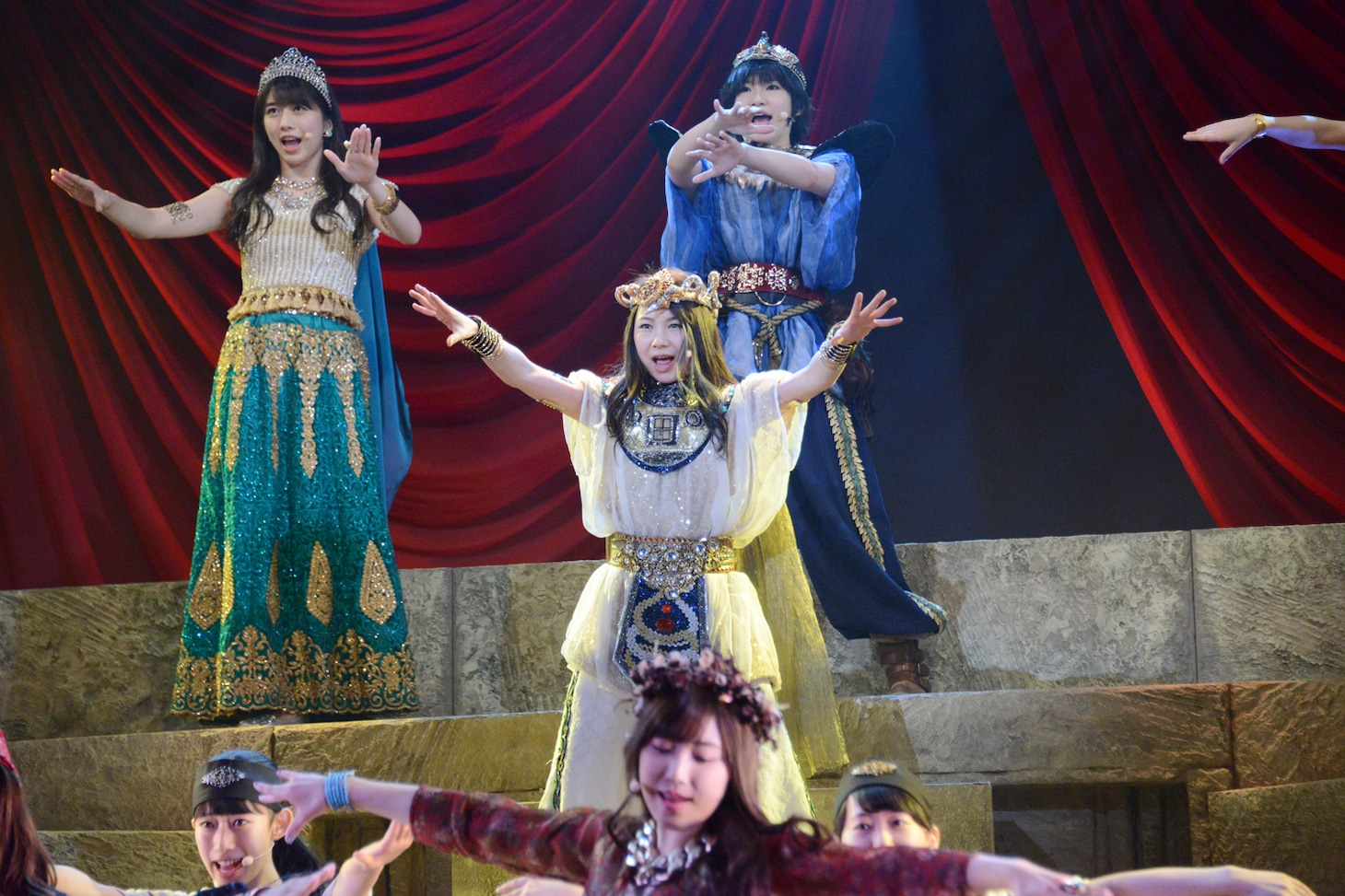 演劇女子部「ファラオの墓～蛇王・スネフェル～」公開ゲネプロより。