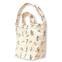 キャンバスショルダートート