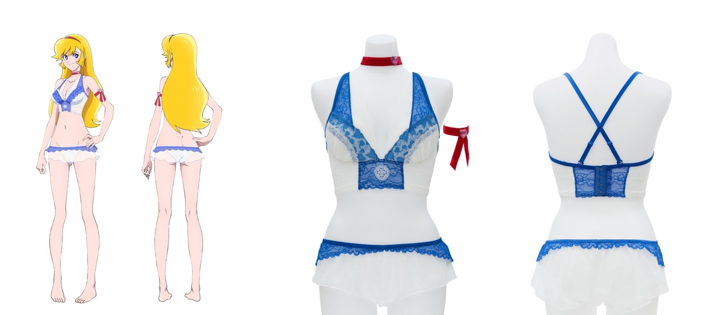 「キューティハニー ブラ＆ショーツ 如月ハニーver.（ノンワイヤーブラ）」