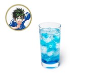 風祭将をイメージした「『夢をあきらめるな！』爽快サイダー」。