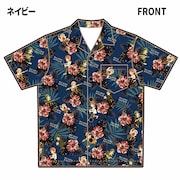 「マカロニほうれん荘」ボタニカル柄アロハシャツ