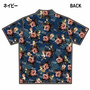 「マカロニほうれん荘」ボタニカル柄アロハシャツ