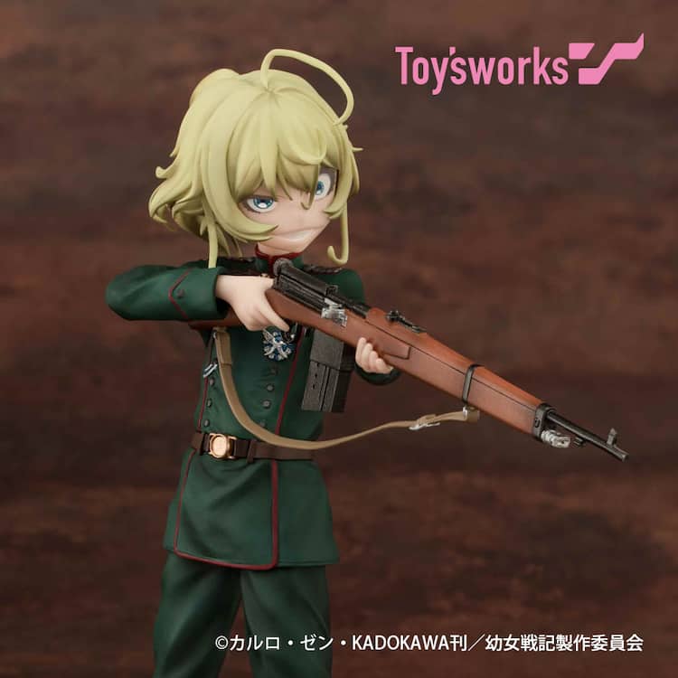 幼女戦記」ターニャが1/7スケールで立体化、小銃を手に不敵な表情 