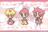 「PEACE MAKER 鐵 ～友命～」と「曇天に笑う〈外伝〉」のコラボフェアにて配布されるイラストかーど。