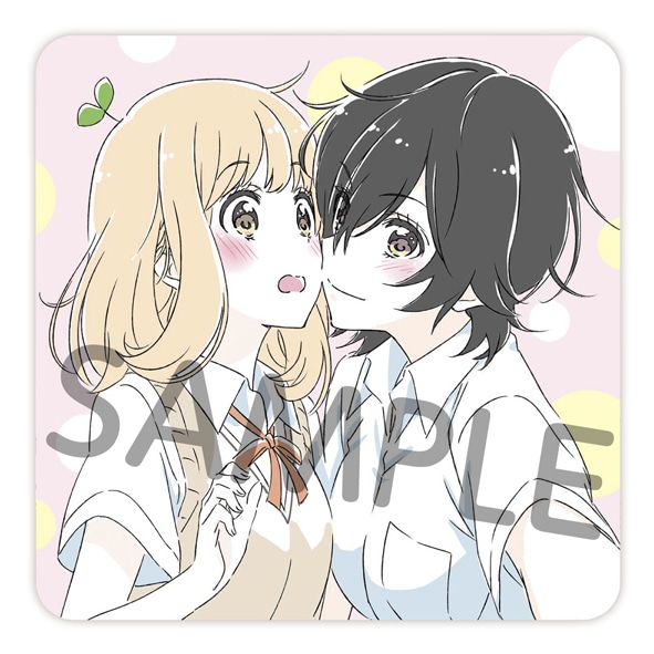 公開第2週目に特典として配布される、坂井久太描き下ろしイラストを用いたコースター。