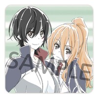 公開第4週目に特典として配布される、坂井久太描き下ろしイラストを用いたコースター。