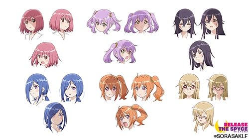 各キャラクターの表情。