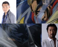 上段左から三宅健太、オールマイト。下段左からオール・フォー・ワン、大塚明夫。