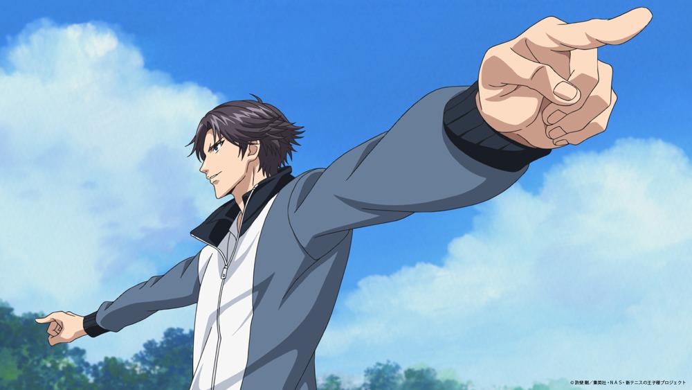 OVA「テニスの王子様 BEST GAMES!! 手塚 vs 跡部」場面カット (c)許斐 剛／集英社・NAS・新テニスの王子様プロジェクト