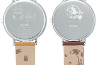 「となりのトトロ」「魔女の宅急便」とのコラボ腕時計。