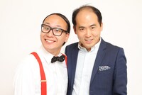 アキラとユウスケを演じるトレンディエンジェル。