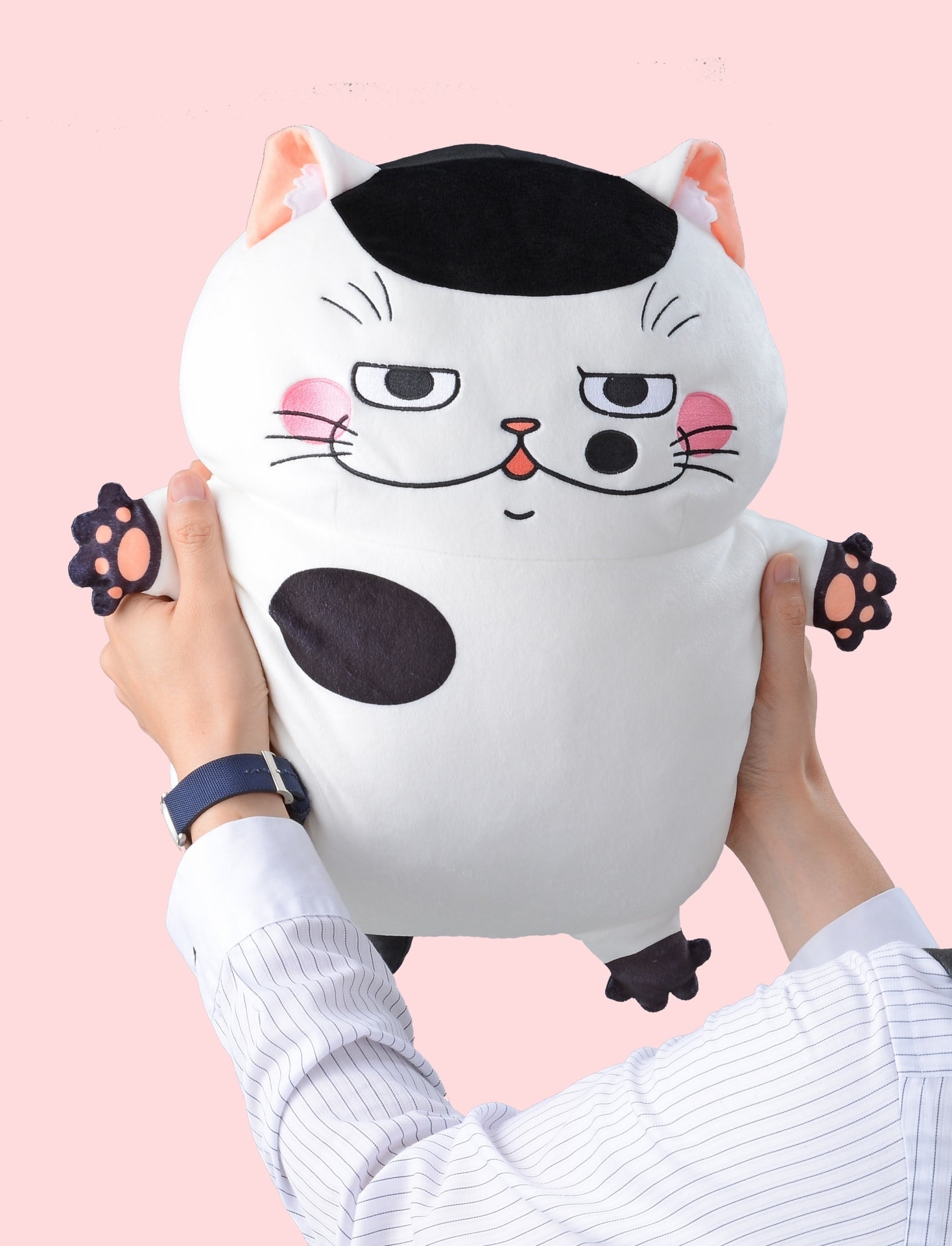 Mocchi-Mocchi-もっちぃもっちぃ　ふくふくぬいぐるみ　おじさまと猫 もっちぃもっちぃ おじさまと猫 ふくまる ふくふくぬいぐるみ」使用例