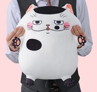 「もっちぃもっちぃ おじさまと猫 ふくまる ふくふくぬいぐるみ」使用例