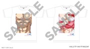 Twitterキャンペーンでもらえる「雄っぱいTシャツ」。