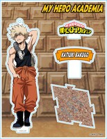 「僕のヒーローアカデミア 描き下ろしアクリルスタンドキーホルダー」（爆豪勝己）
