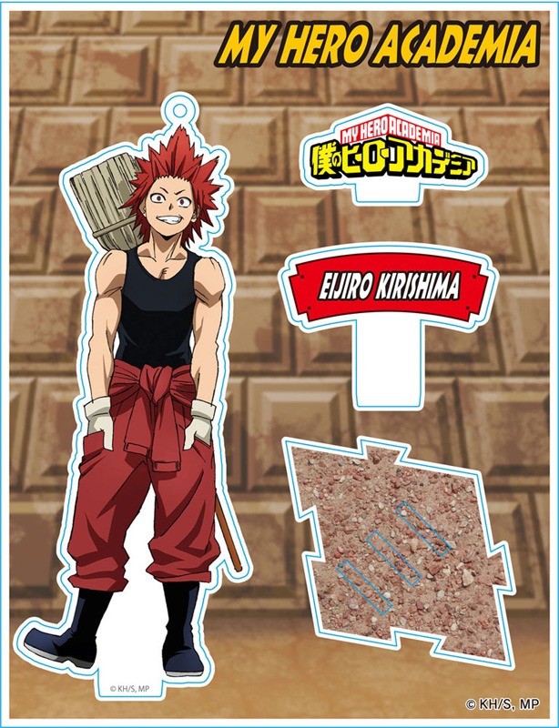 「僕のヒーローアカデミア 描き下ろしアクリルスタンドキーホルダー」（切島鋭児郎