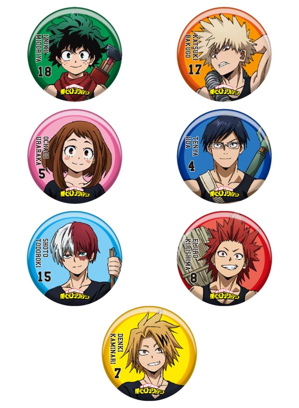 「僕のヒーローアカデミア 描き下ろしトレーディング缶ミラー」