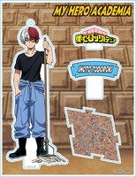「僕のヒーローアカデミア 描き下ろしアクリルスタンドキーホルダー」（轟焦凍）