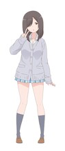 内藤苺愛（CV：長妻樹里）のキャラクタービジュアル。