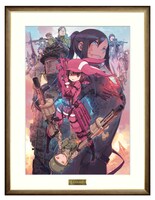 A賞：時雨沢恵一先生＆黒星紅白先生の直筆サイン入り「キャラファイングラフ」のイメージ。