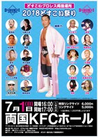 「2018どすこいプロレス」ポスター
