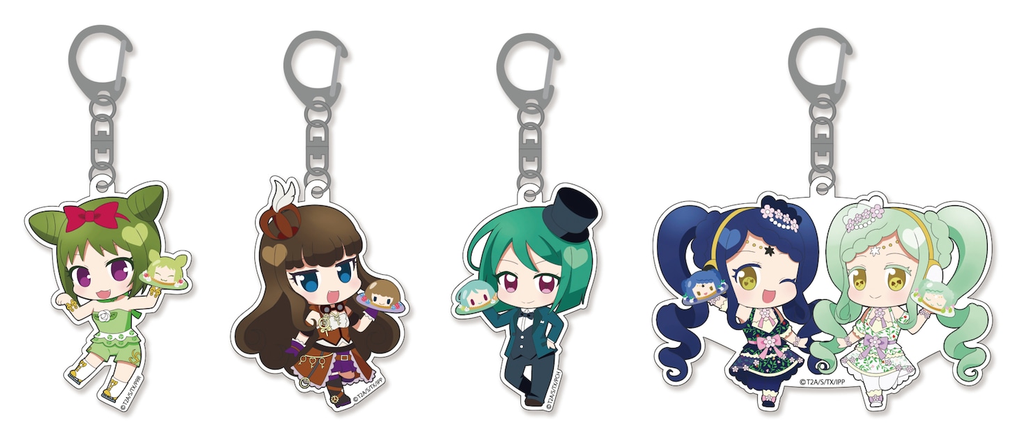 「バースデーデフォルメ アクリルキーホルダー」(c)T2A/S/TX/PRR (c)T2A/S/TX/IPP (c)T2A/S/TX/PCH