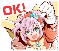 「俺とヒーローと魔法少女」のLINEスタンプ。