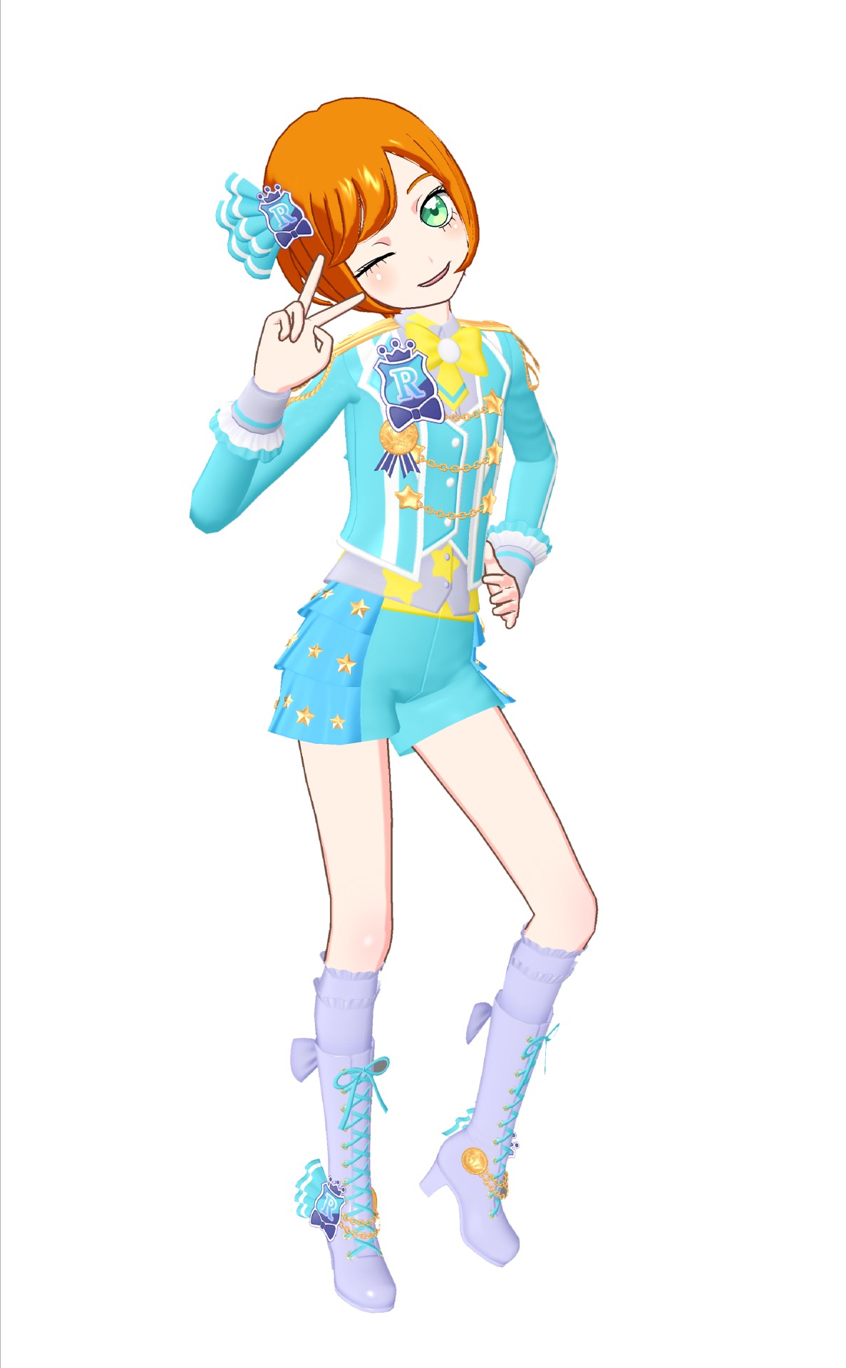 「キラッとプリ☆チャン」アーケードゲームで使えるりずむコーデのイメージ。