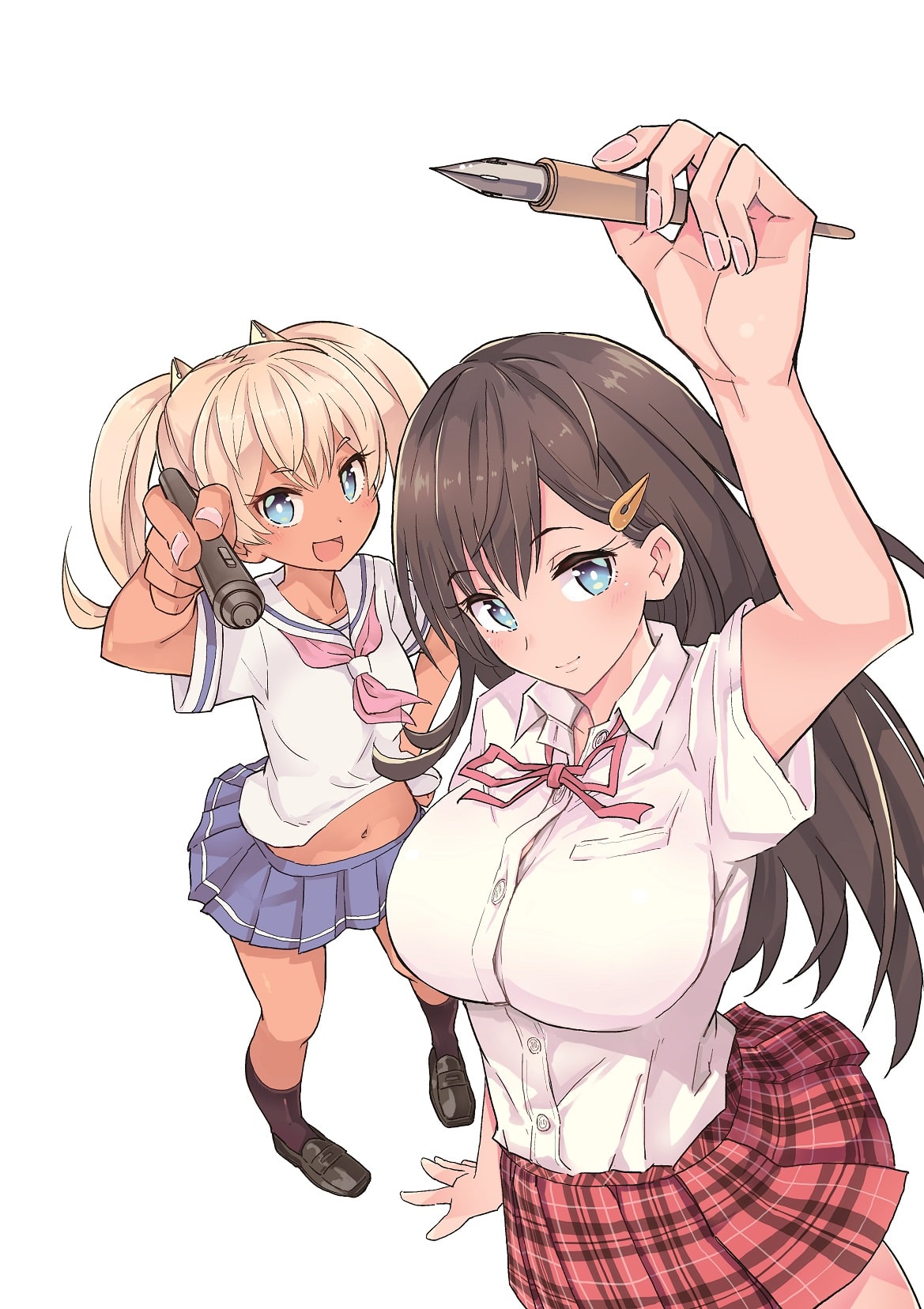 早乙女姉妹は漫画のためなら のカラーカット C 山本亮平 集英社 E Robot 山本亮平の新連載がジャンプ で 新人マンガ家に姉妹がご奉仕 画像ギャラリー 1 1 コミックナタリー