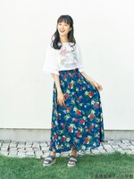 「うる星やつら アロハ スカート」着用イメージ