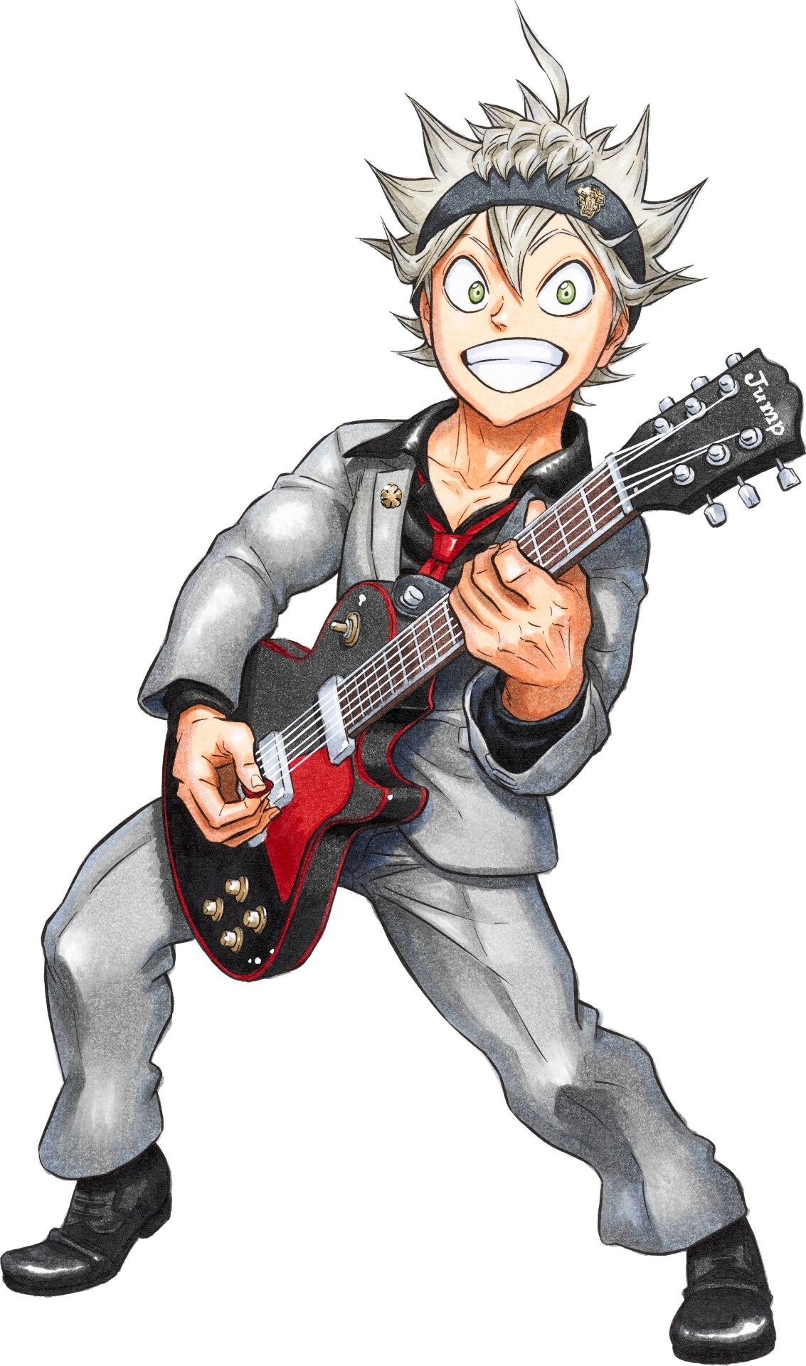 「ブラッククローバー」の描き下ろしイラスト。(c)田畠裕基／集英社