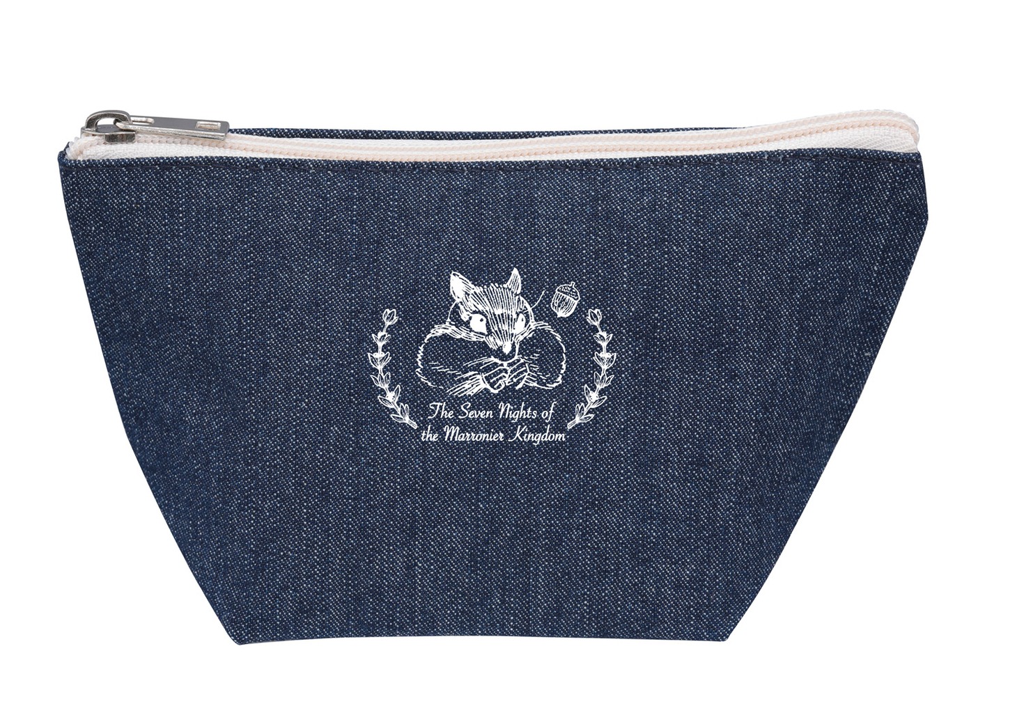 リスちゃんデニムポーチ