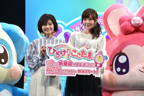 左から伊瀬茉莉也、高橋未奈美。