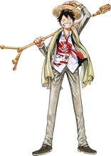 「ONE PIECE」の描き下ろしイラスト。(c)尾田栄一郎／集英社