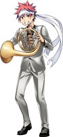 「食戟のソーマ」の描き下ろしイラスト。(c)附田祐斗・佐伯 俊／集英社